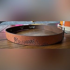 Atlanta Braves Lather belt
